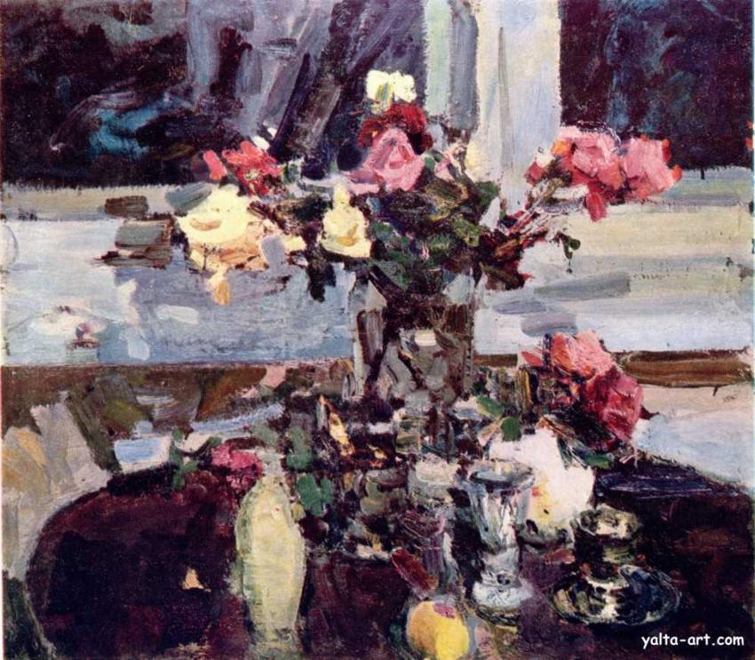 Картина Федора Захарова, Розы (натюрморт), Галерея Yalta-Art